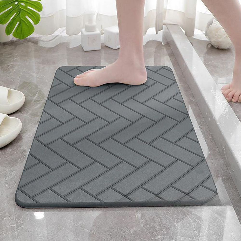 고급형 헤링본 규조토발매트 주방 싱크대 욕실 화장실 규조토매트