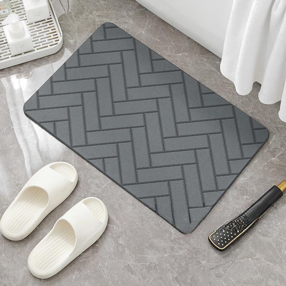 고급형 헤링본 규조토발매트 주방 싱크대 욕실 화장실 규조토매트