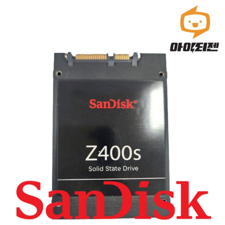 [중고]하드디스크 SSD 256GB 노트북 컴퓨터 SATA 내장 2.5인치 샌디스크 Z400S