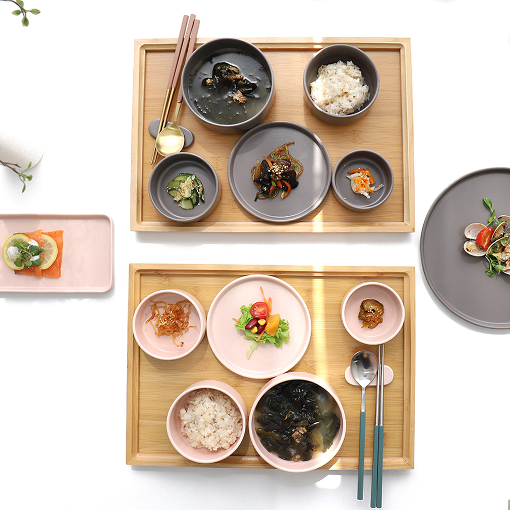 쇼핑라이브 더가온 국내산 모던식기 도자기 그릇세트 신혼 2인세트 - 상세 이미지 2