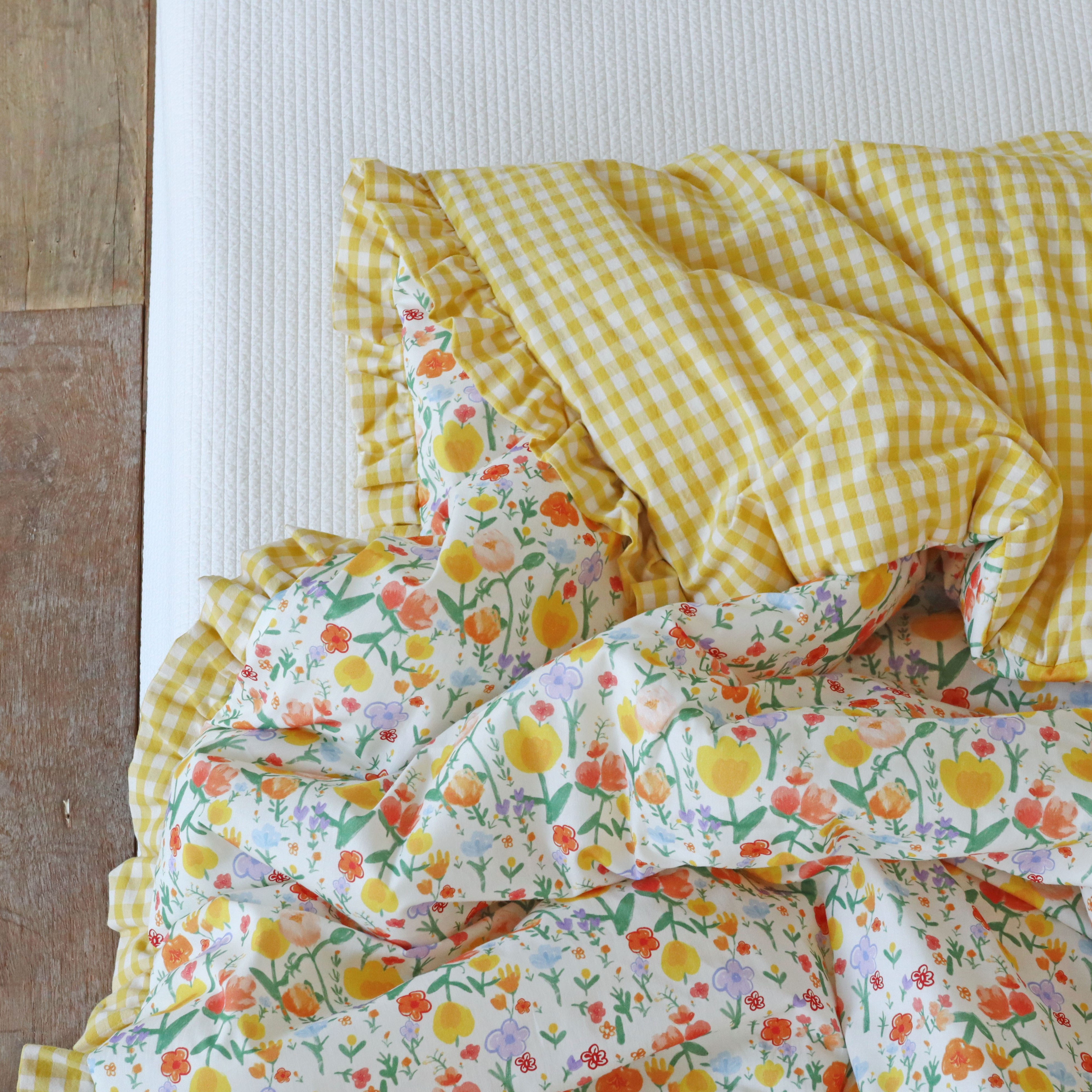 메리플라워 먼지없는 순면 사계절 항균솜 차렵이불 SS