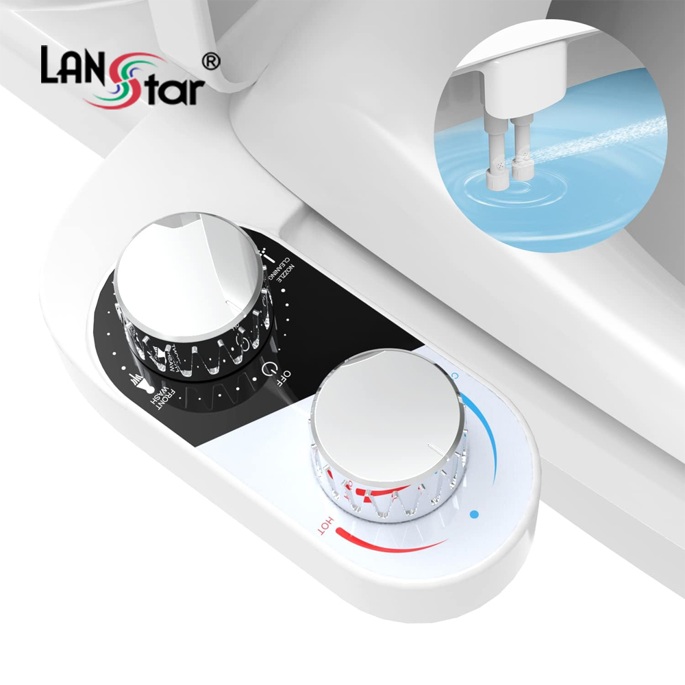 수동비데 냉수 온수 겸용 기계식 비데기 무전원 셀프 설치 (LS-BDC)