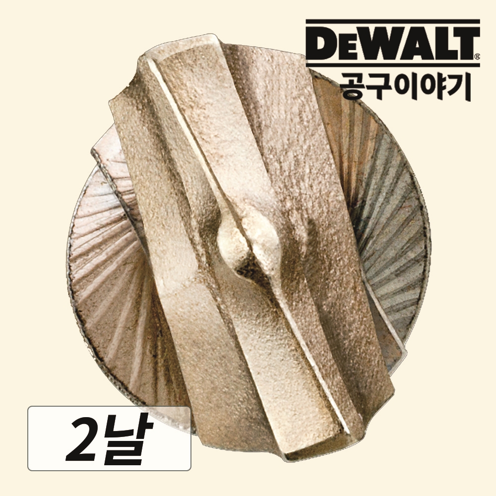 디월트 SDS-PLUS 해머 드릴 비트 2날 DT9504 5x110x50 콘크리트 기리 - 상세 이미지 2
