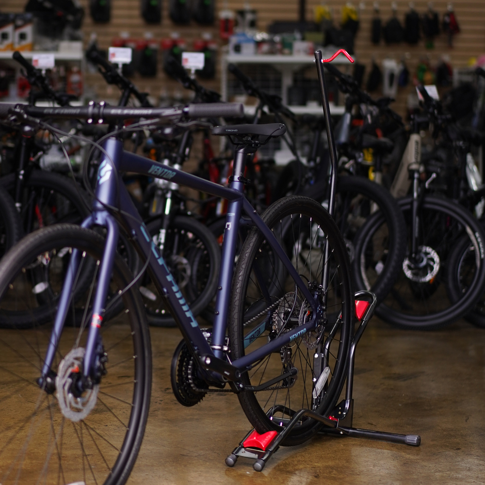 마하 실내 자전거 거치대 수직 스탠드 전시대 021A 이미지 2