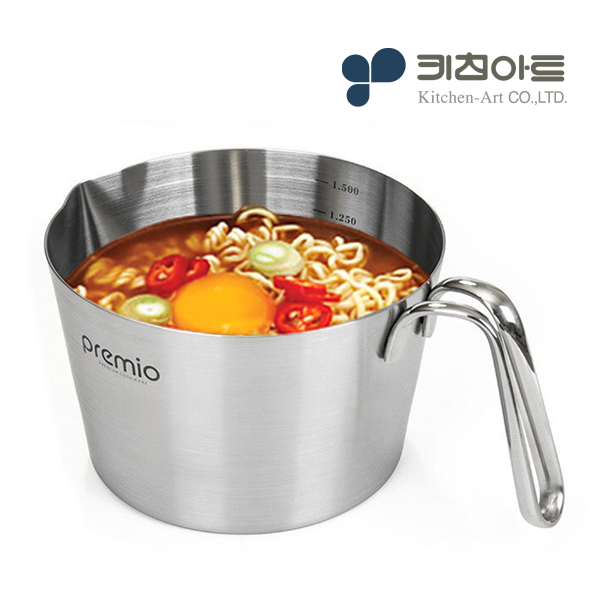 키친아트 인덕션 라면냄비 케틀팟 이유식냄비 컵스앤팟 16cm - 상품 이미지