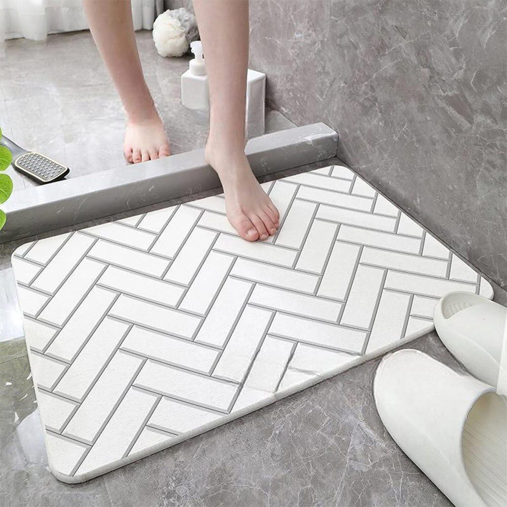 고급형 헤링본 규조토발매트 주방 싱크대 욕실 화장실 규조토매트