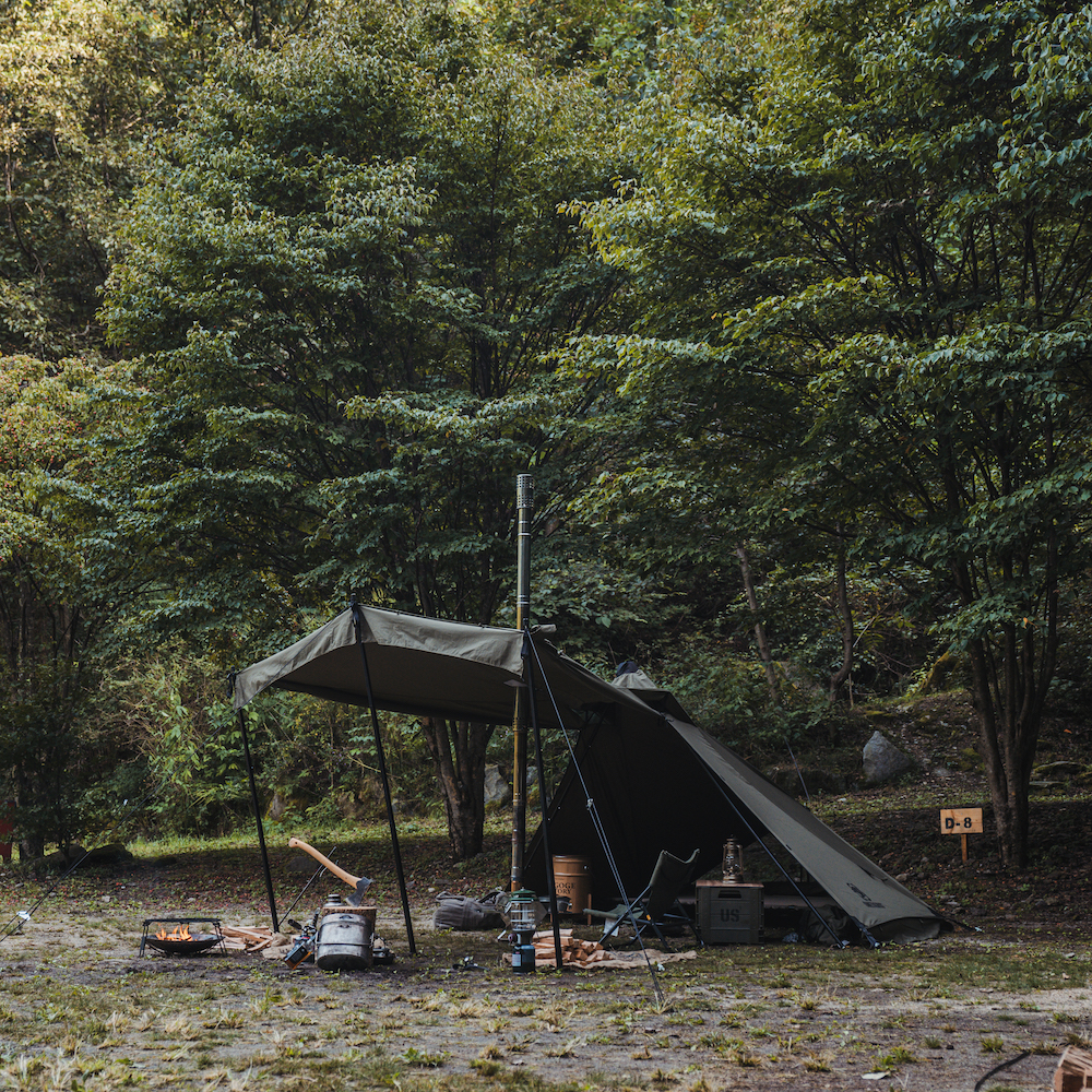 원티그리스 코니퍼 티피텐트 미니 쉘터 면텐트 백패킹