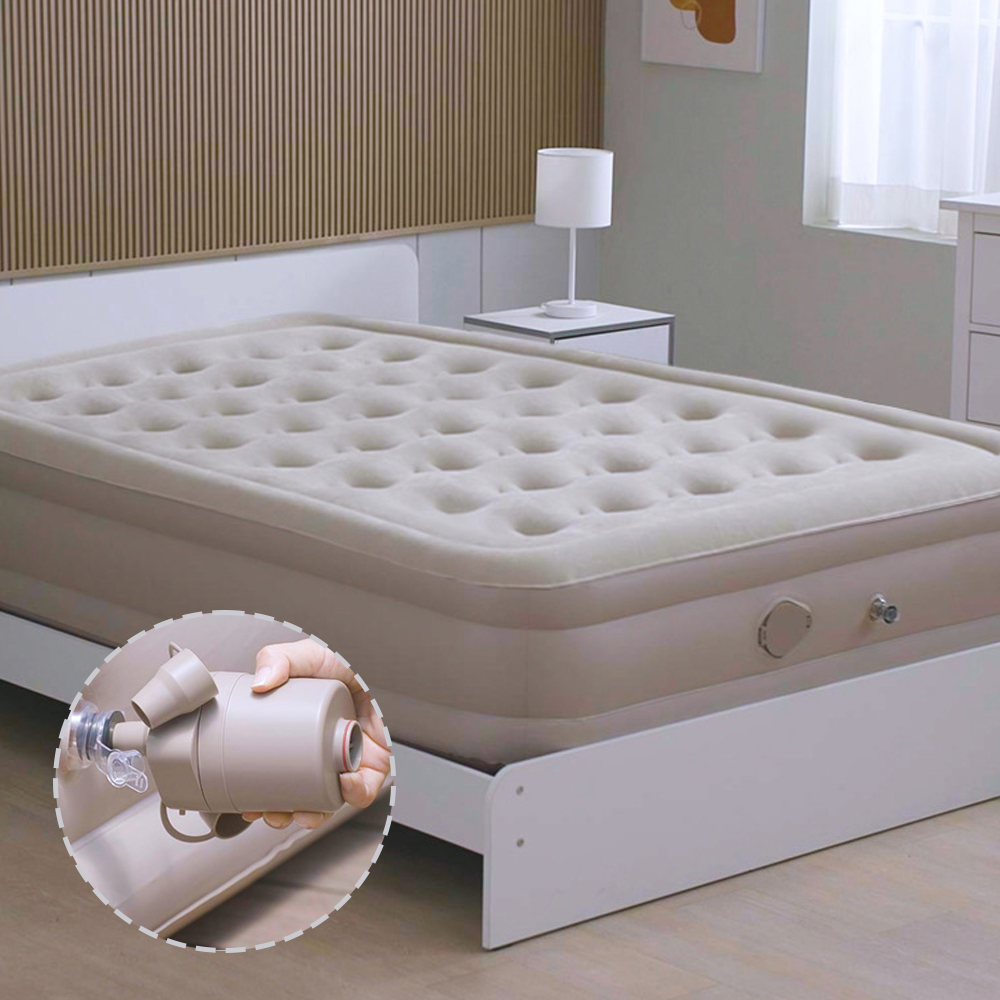 독일 짐머만 원터치 에어 자동침대 싱글 자충매트 캠핑 에어침대 휴대용 매트리스