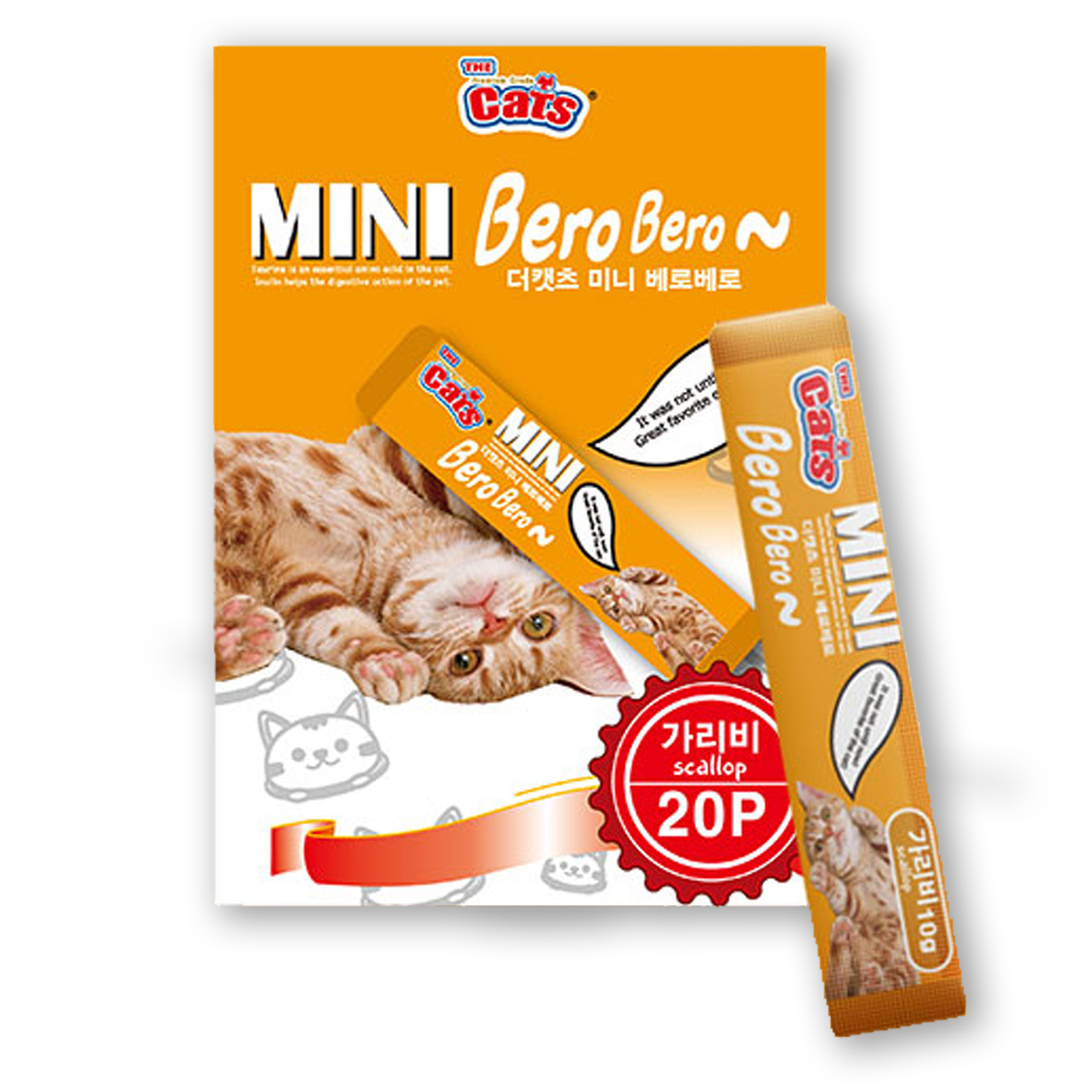 더캣츠 미니 베로베로 고양이 간식 새우, 200g, 1개 이미지 3