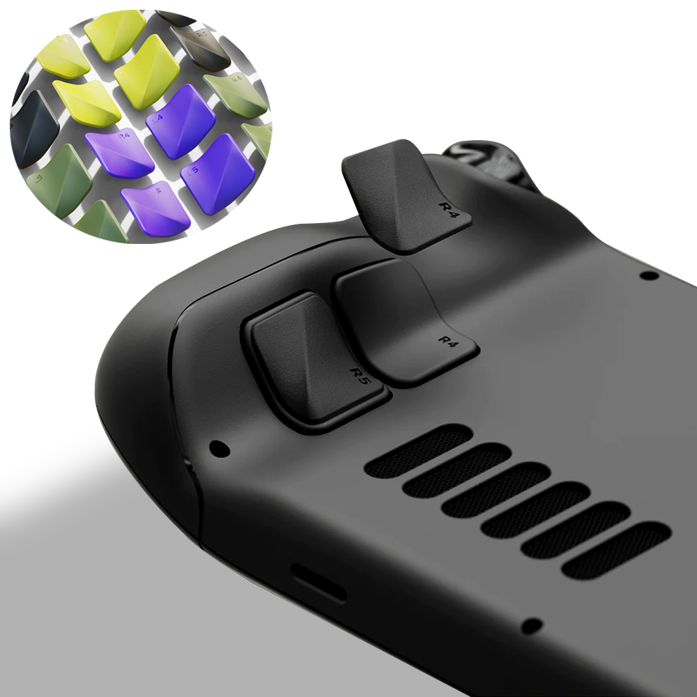 스팀덱 스틱커버 백버튼 커버 스컬앤코