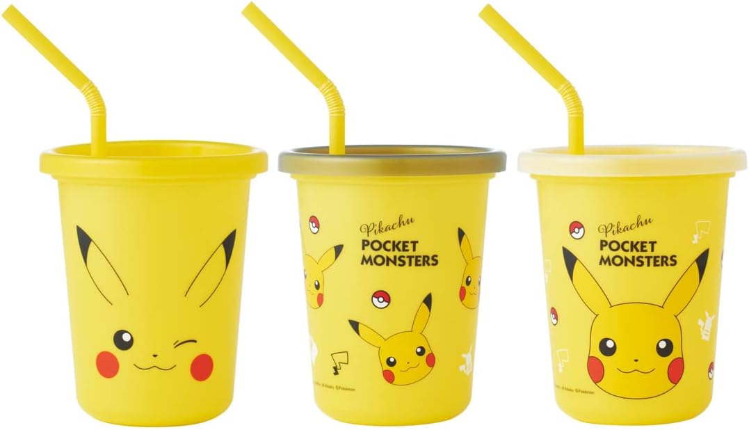 포켓몬스터 피카츄 빨대컵 3개입 320ml SIH3ST-A