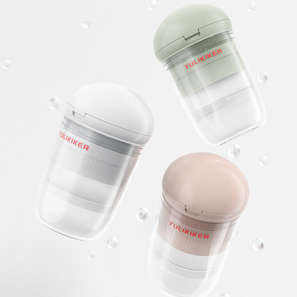 모노치 4in1 멀티 알약케이스 휴대용 알약통 커팅기 분쇄기 약보관함 다용도컵 이미지 6
