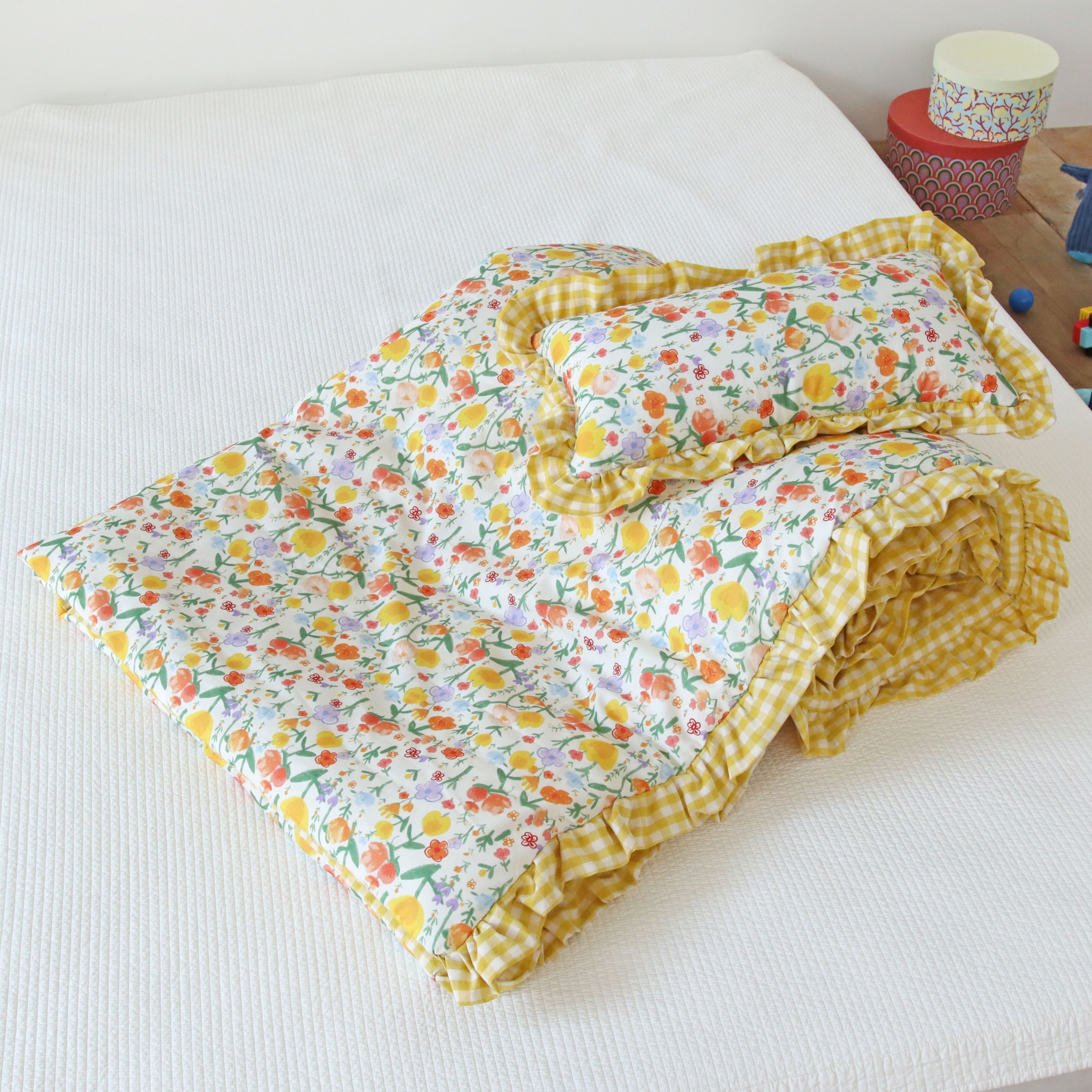 메리플라워 먼지없는 순면 사계절 항균솜 차렵이불 SS