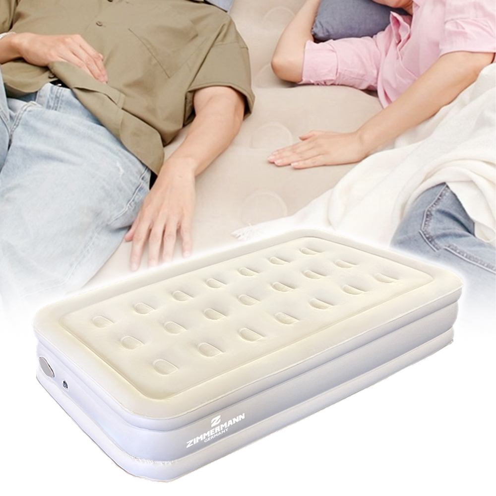 독일 짐머만 원터치 에어 자동침대 싱글 자충매트 캠핑 에어침대 휴대용 매트리스