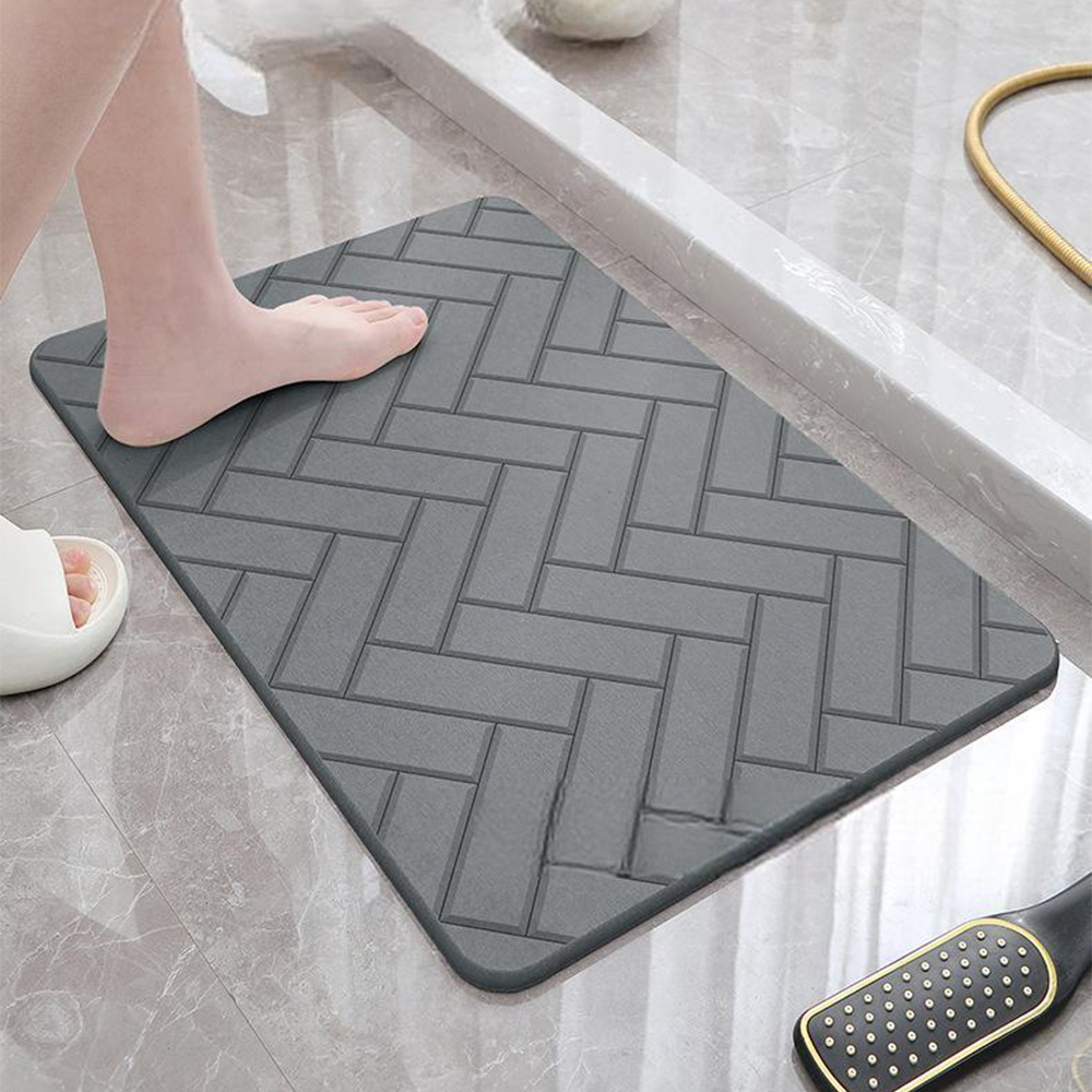 고급형 헤링본 규조토발매트 주방 싱크대 욕실 화장실 규조토매트