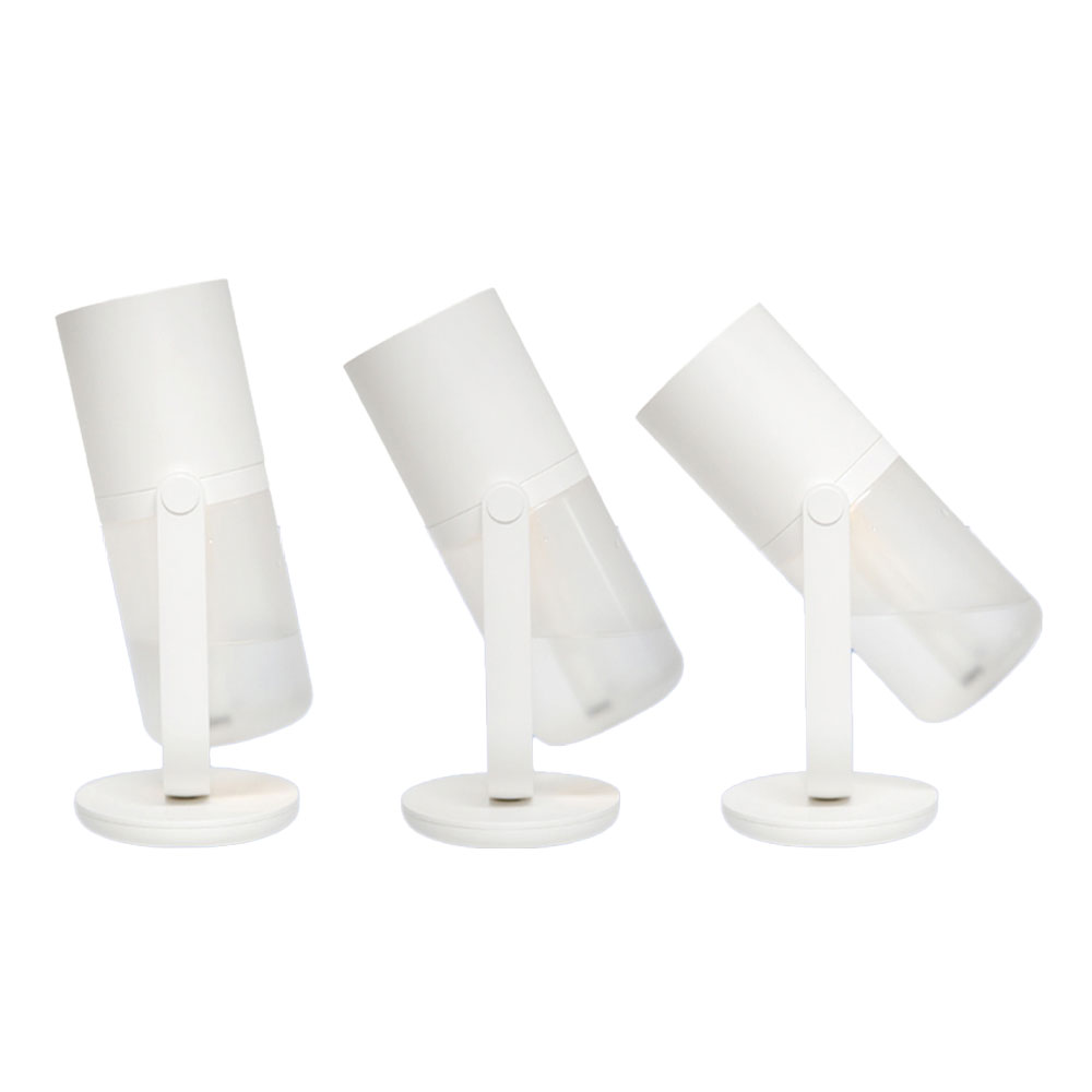 미니가습기 초음파 무선 듀얼분무 휴대용 탁상용 사무실 가습기 화이트