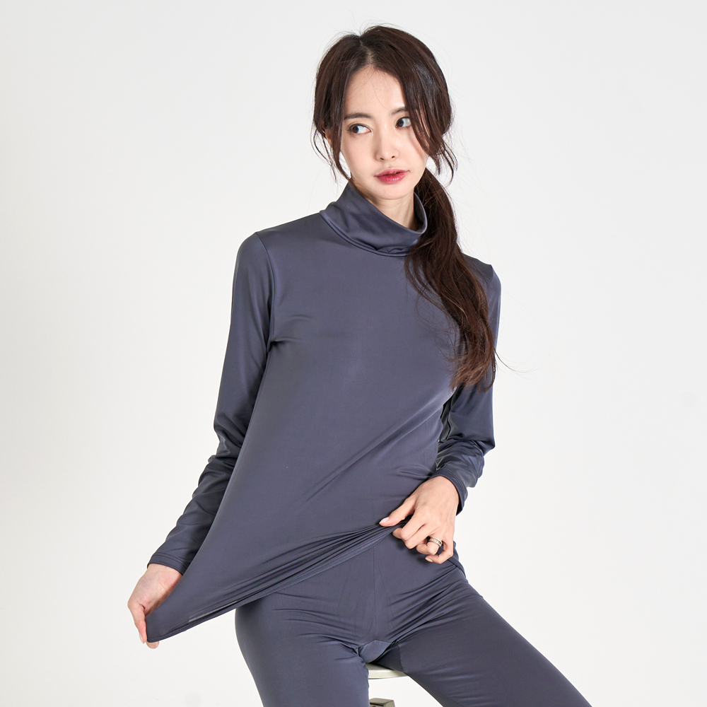 에이원 여성용 발열 기모 목폴라 내의 상의 99005 이미지 4