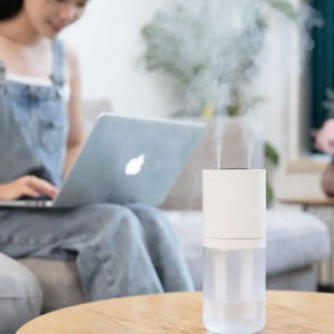 미니가습기 초음파 무선 듀얼분무 휴대용 탁상용 사무실 가습기 화이트 개봉기 | 실사용 후기 - 상품 이미지 3