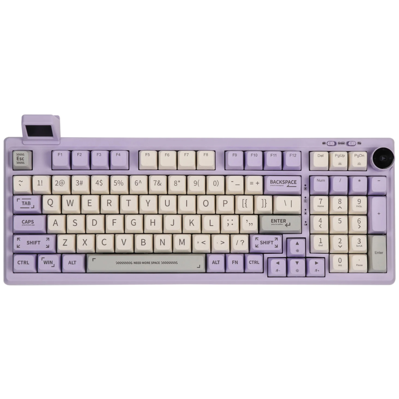EPOMAKER 에포메이커 RT100 유무선 기계식 키보드 레트로 화이트 wisteria 이미지 6
