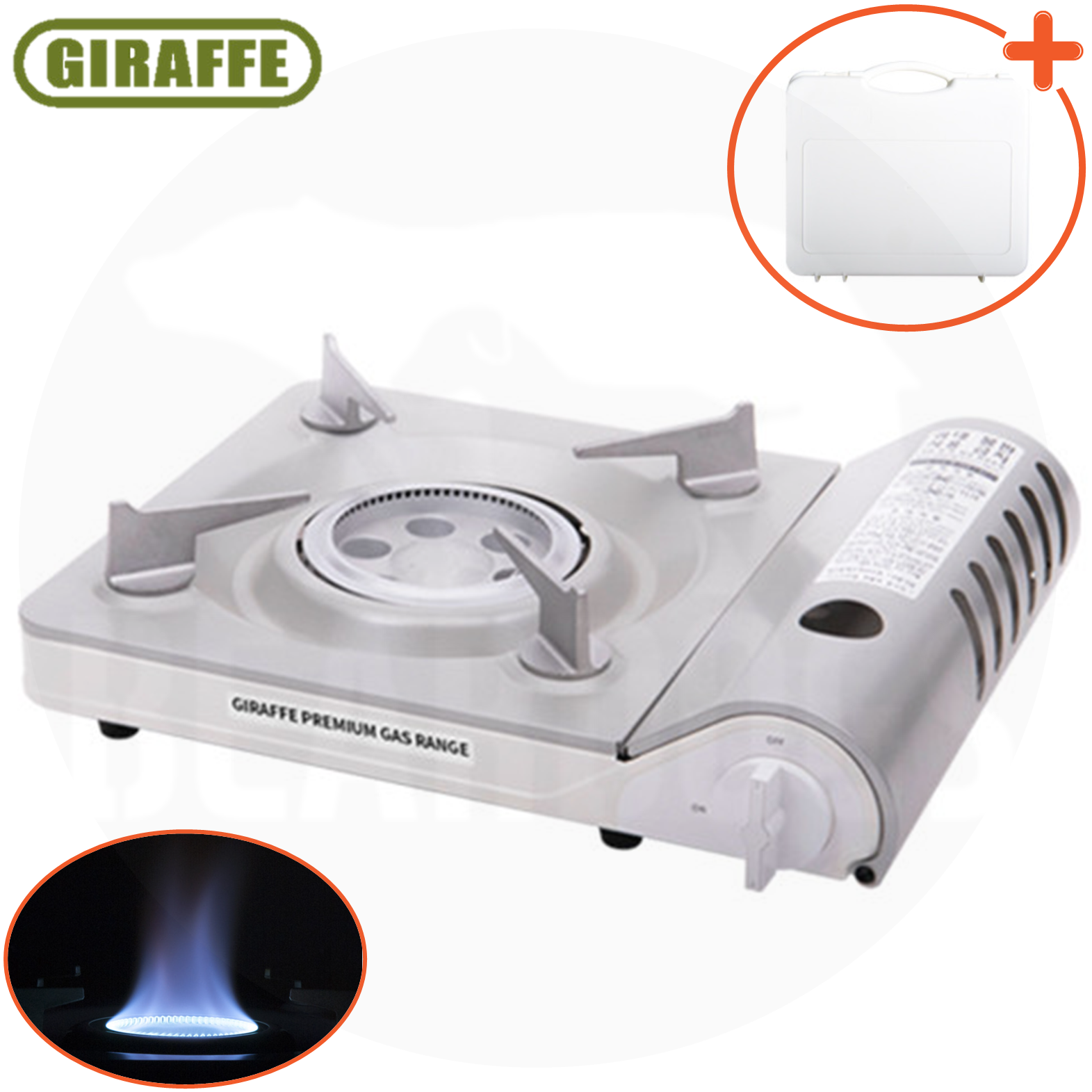 지라프 프리미엄 가스 버너 부르스타 화이트+가방