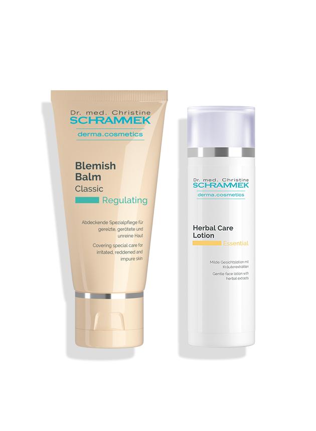 닥터슈라멕 블레미쉬 밤 40ml + 허벌 케어 로션 50ml , 피부결 정돈 / 진정 / 수분 영양 공급 토너 / 후속 스킨 케어에 도움 - 상세 이미지 2