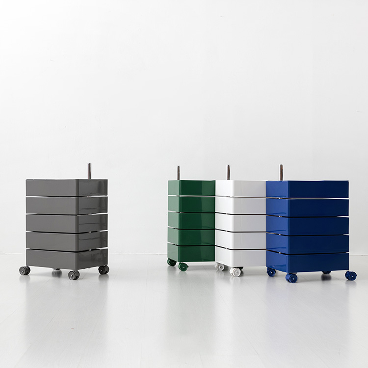 빙그리 회전서랍 트롤리 5단 버터옐로우 2372.7275