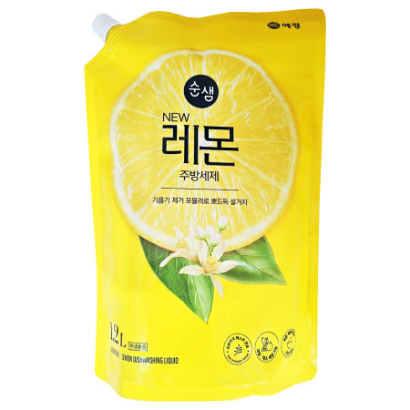 애경산업 순샘 레몬 주방세제 리필 1.2L