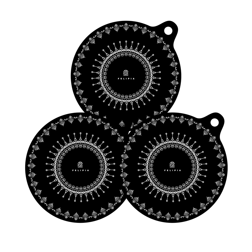 페리피아 인덕션 매트 빠넬 3종구성 중1P대2P 보호 전용 냄비 받침 2구 3구