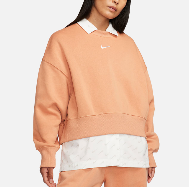 나이키 스포츠웨어 피닉스 플리스 오버사이즈 크루넥 스웻셔츠 D7 DQ5762-225