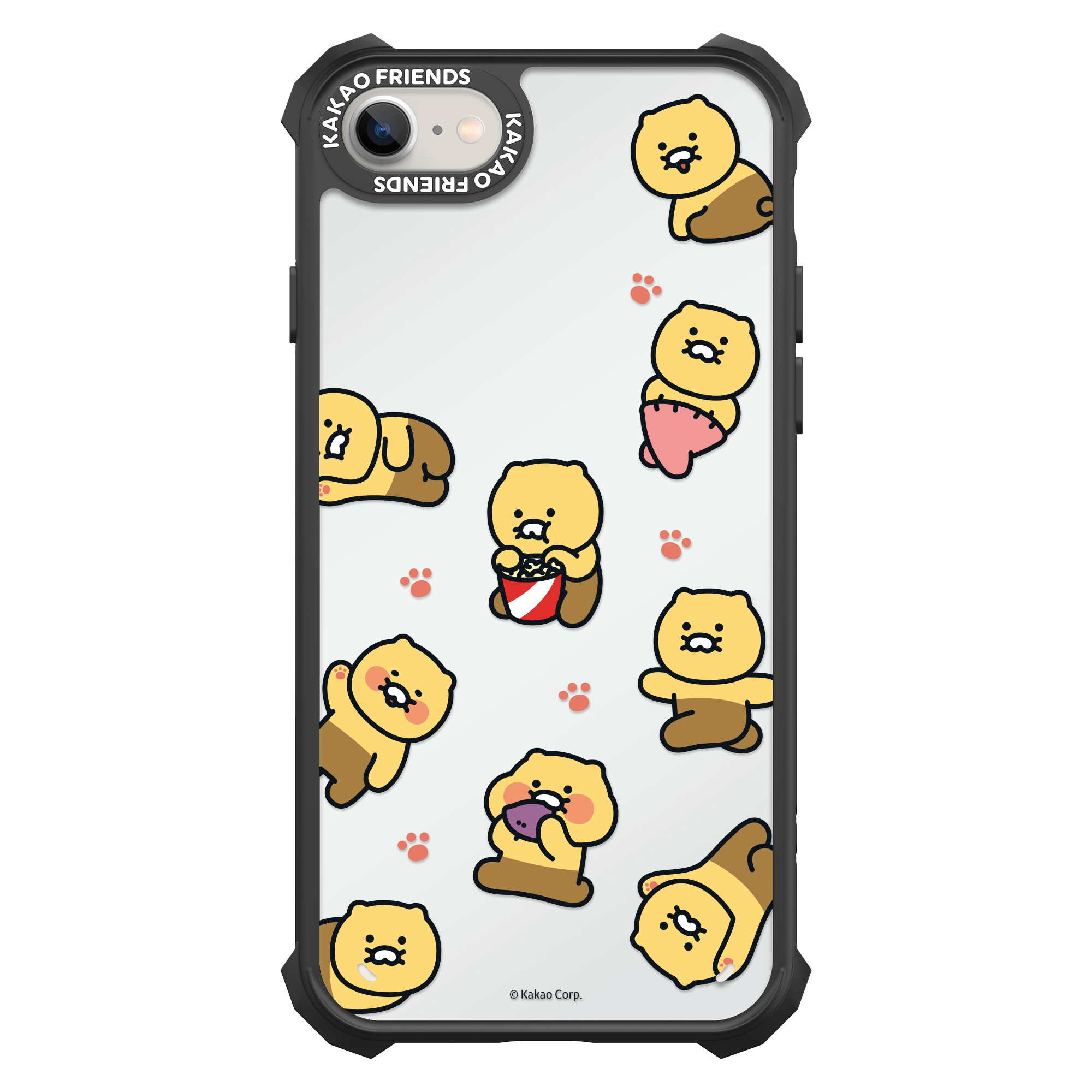 카카오프렌즈 춘식이 임팩트 제로 케이스 춘식이패턴춘식 디자인 아이폰SE3 아이폰SE2 아이폰8 아이폰7 케이스