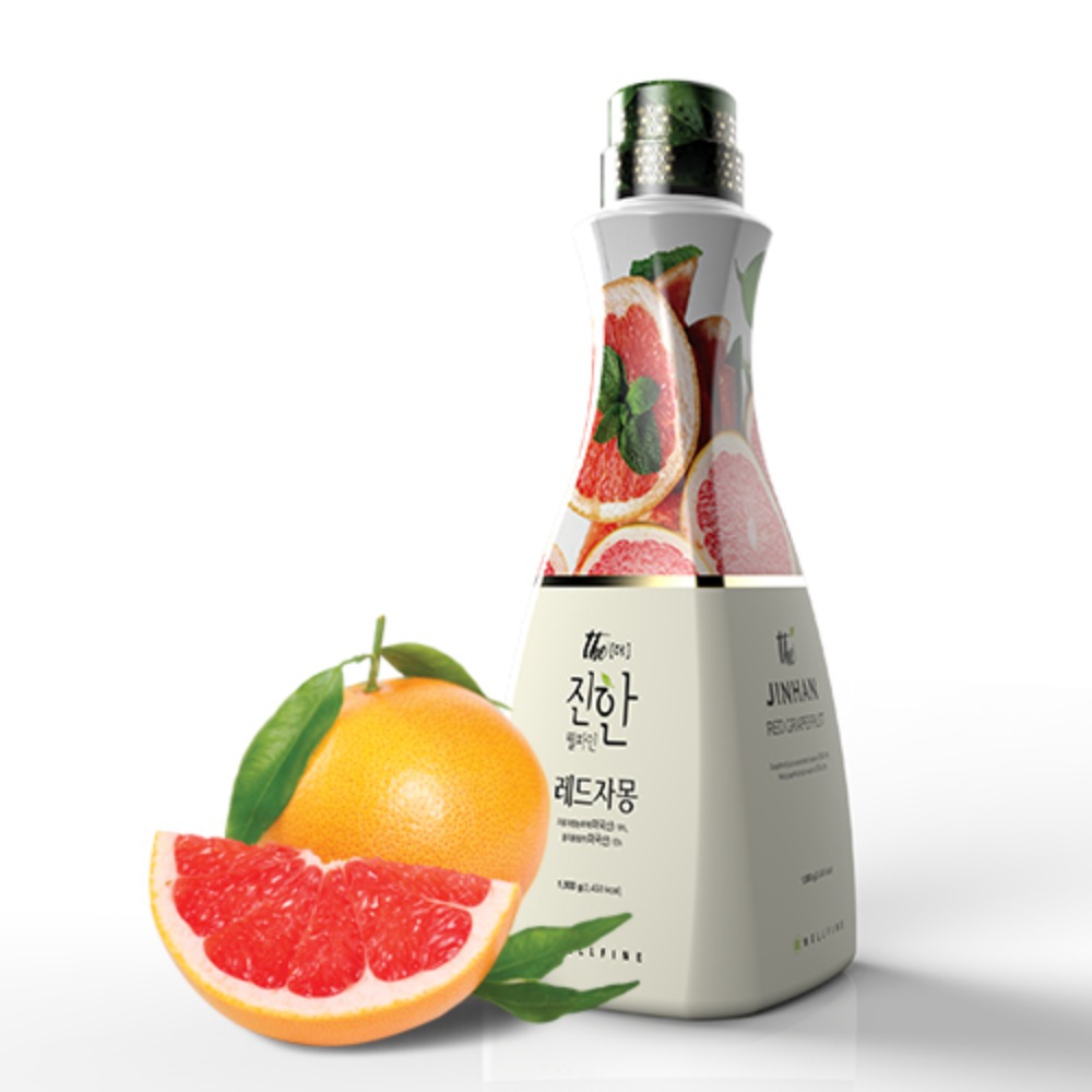 웰파인 더진한 레드자몽 농축에이드 과일음료베이스 1.5kg 카페재료+펌프지원 - 상품 이미지
