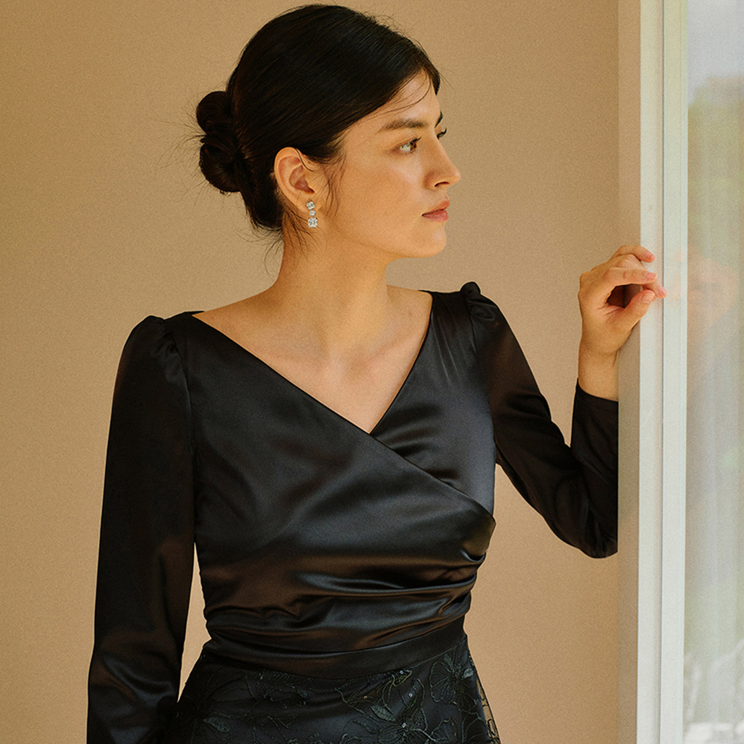GRACE dress_Black 이미지 3