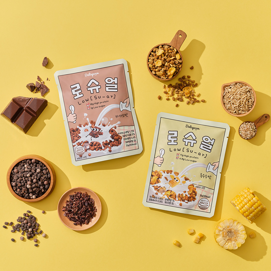 잇더핏 로슈얼 프로틴 시리얼 저당 단백질 그래놀라 40개 (무료배송)