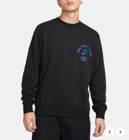 나이키 남성 스포츠웨어 클럽 플리스 크루넥 맨투맨 D4 FQ7972-010