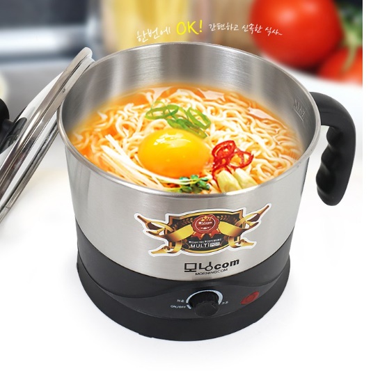 라면조리기 미니 여행용라면포트 휴대용쿠커 전기라면기