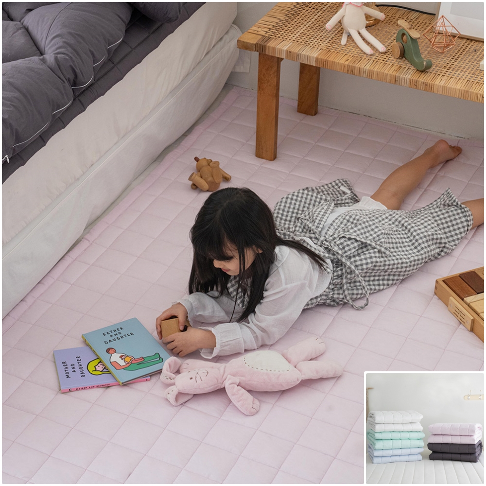 순면 카페트 거실 패드 누빔 북유럽 카펫트 겨울 바닥 힐링 60수 순면 SS