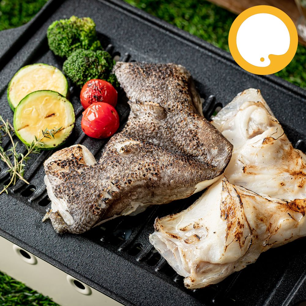메로구이 1kg, 냉동 가마 턱살 메로생선 스테이크 : 바다받아