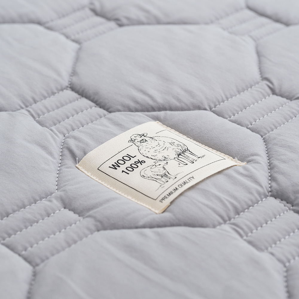 프리미엄 호주산 양모 100% 호텔식 고밀도 라지킹 이스턴킹 침대패드