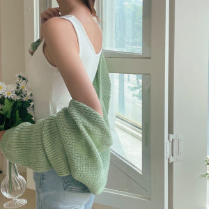 캡나시 여성 메리야스 브라캡 런닝 브라탑 민소매 U넥 착용 후기 | 사이즈/핏 총정리 - 상품 이미지 4