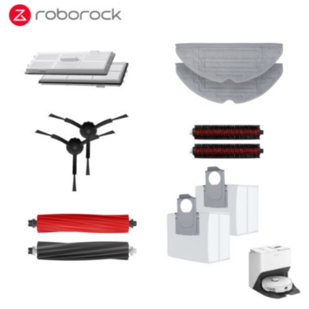 [호환] 로보락 S8 Pro Ultra 소모품 먼지통 더스트백 필터 걸레 브러시 6종