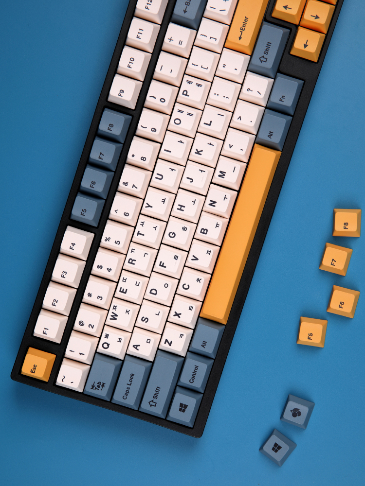 닌자87프로 카일백축 아이 패드 폰 갤럭시 탭 유 무선 블루투스 커스텀 풀윤활 조약돌 키보드