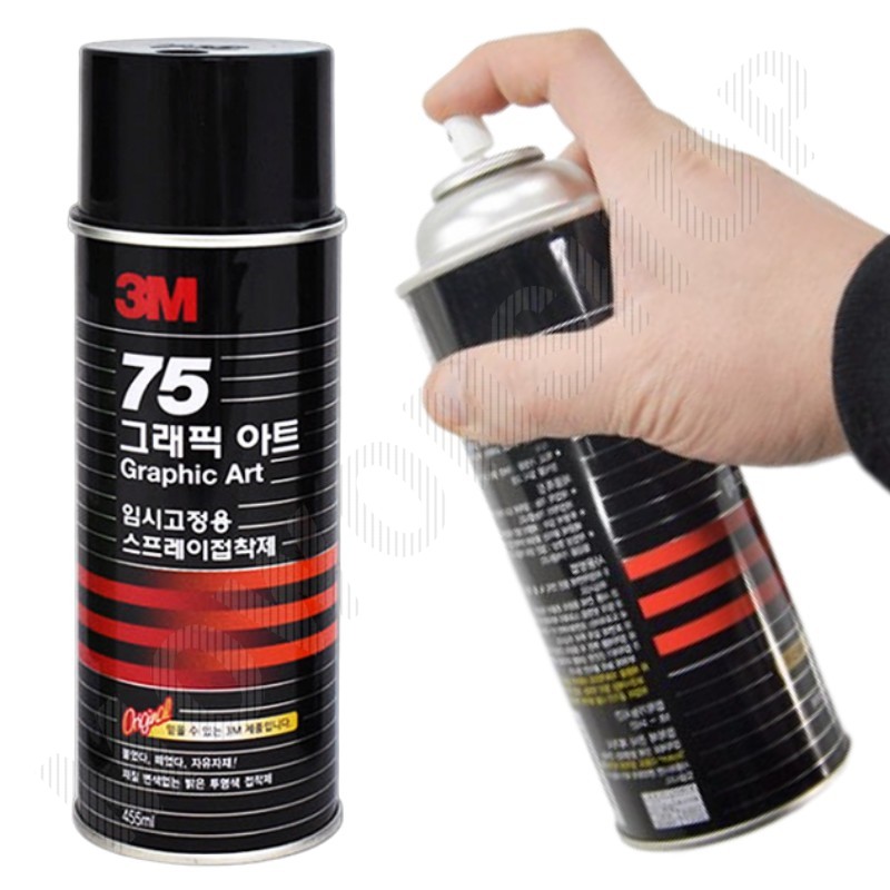뿌리는 접착제 시트지 실크 섬유 벽지 스프레이 본드 임시고정 - 메인 이미지