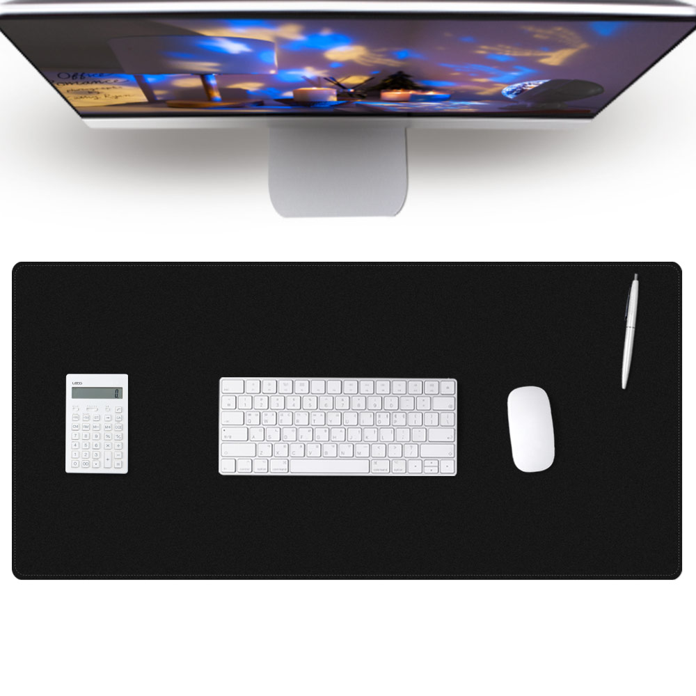 레토 가죽 마우스 장패드 데스크패드 키보드 게이밍장패드 블랙