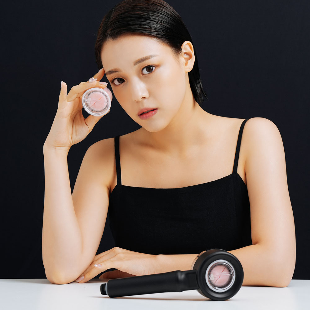 워터웰 에코젠 비타민 캡슐 샤워기 블랙 화이트 헤드 필터 녹물제거 수압상승 고압절수 아기 욕실 - 상세 이미지 5