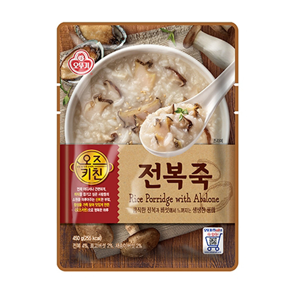 [4개 이상 25% 할인] 오뚜기 오즈키친 전복죽 450g 외 7종 - 상품 이미지