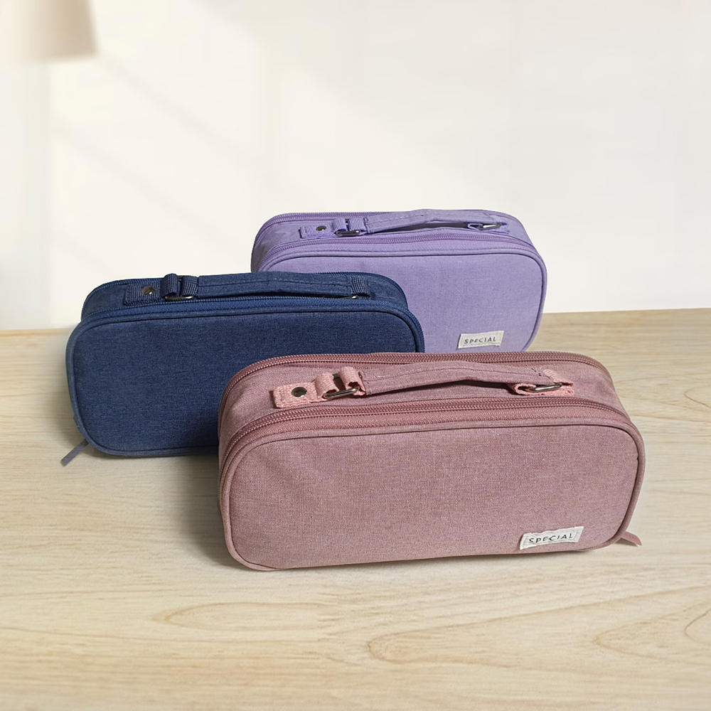 천필통 중학생 고등학생 대학생 귀여운 대용량필통 투지퍼 ANGOO 이미지 2