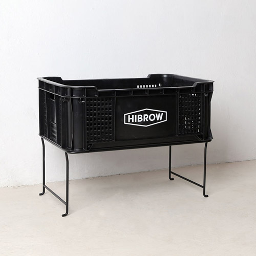 하이브로우 캐리어박스 랙 일반형 다리 철제 스틸 캠핑 2단 수납 렉