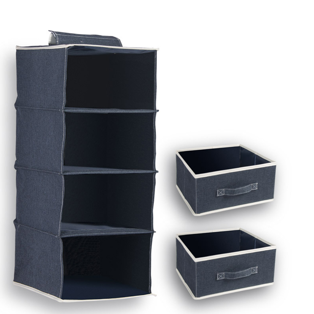 탄탄한 공중부양 옷정리함 4단 바지 옷 정리 트레이 옷장 수납 정리함