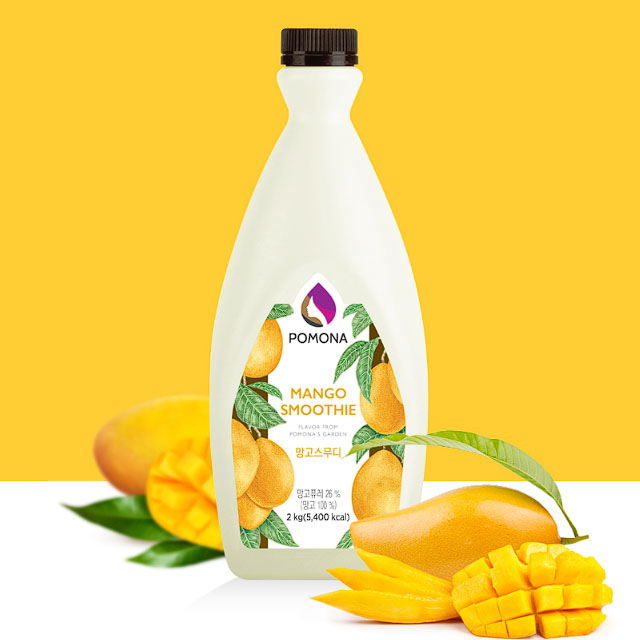 포모나 망고스무디 망고퓨레 2kg+카페행주지원