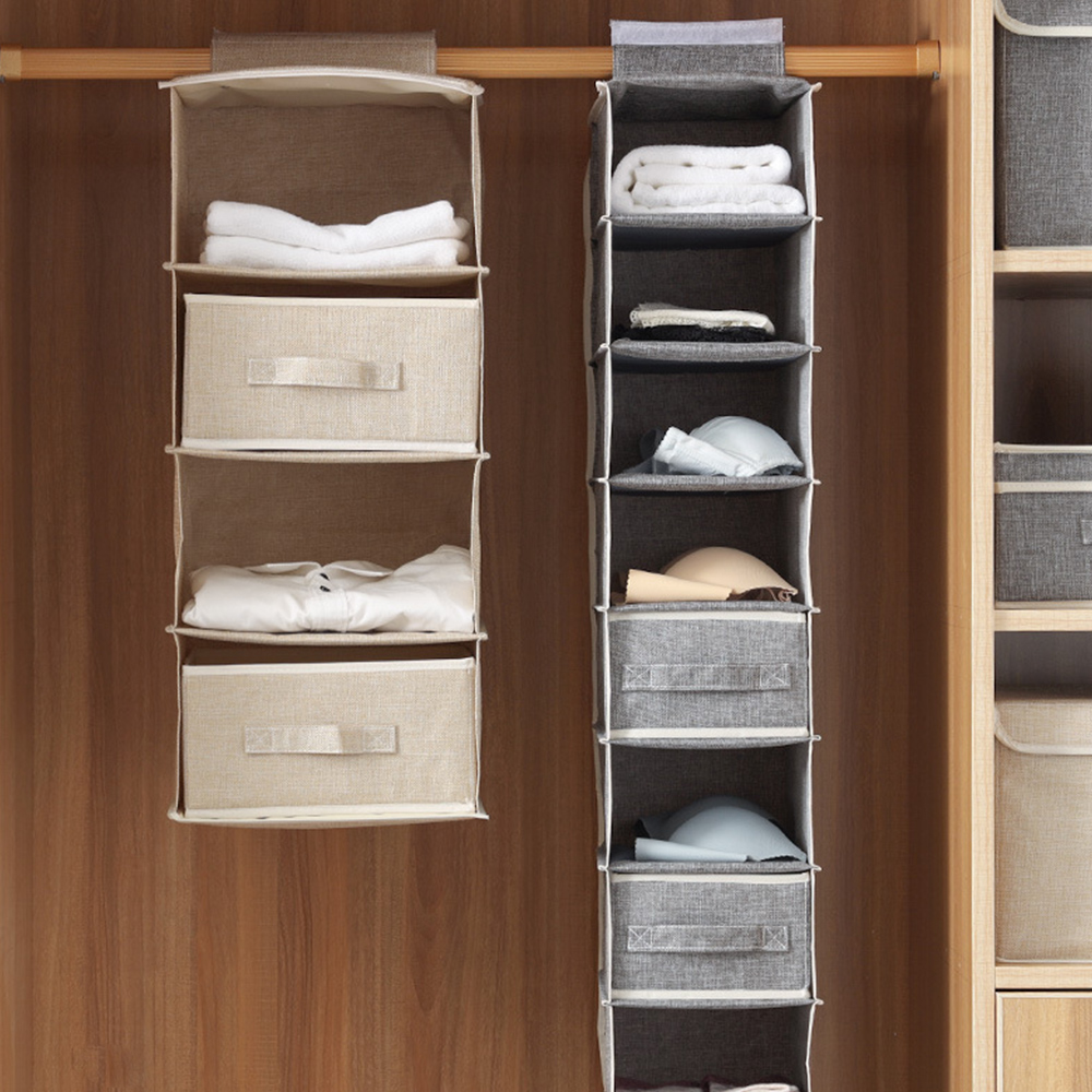탄탄한 공중부양 옷정리함 4단 바지 옷 정리 트레이 옷장 수납 정리함